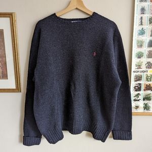 Polo by Ralph Lauren Navy Crewneck Sweater